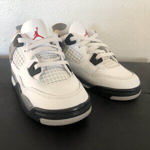 Air Jordan 4 Retro OG TD 'White Cement 2025' IB4387-100 - Size 9C